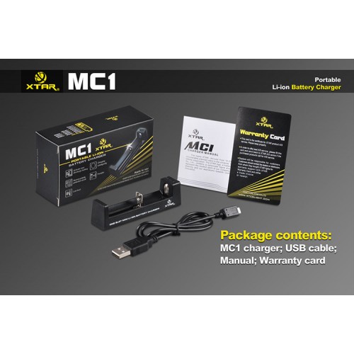 XTAR MC1 18650 Rechargeable Battery Charger XTAR MC1 18650 Rechargeable Battery Charger
